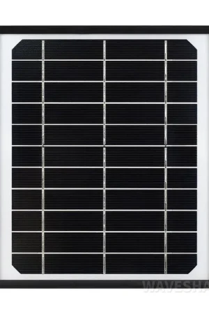A Buon Prezzo Waveshare Pannello solare in silicio monocristallino (5.5V 6W), superficie in vetro temperato