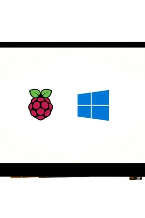 Waveshare Schermo LCD touchscreen capacitivo da 5 pollici (H) versione slim, 800×480, HDMI, pannello in vetro temperato, basso consumo energetico. Miglior Prezzo