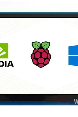 Waveshare Schermo LCD touchscreen capacitivo da 7 pollici (H), 1024×600, HDMI, IPS, supporta vari sistemi. Pagamento Sicuro