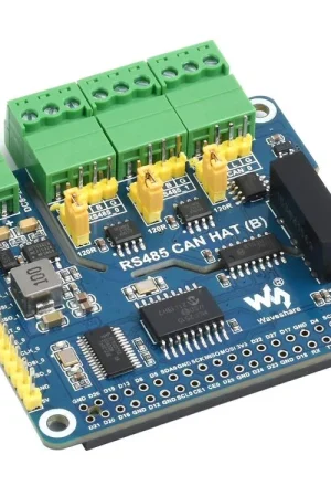 Waveshare HAT Isolato RS485 CAN (B) per Raspberry Pi, 2 canali RS485 e 1 canale CAN, Protezioni Multiple Subito Disponibile