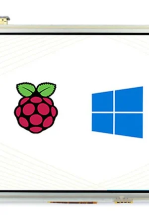 Waveshare Schermo LCD touchscreen resistivo da 10,1 pollici, 1024×600, HDMI, IPS, compatibile con Raspberry Pi / PC. Prezzo Basso