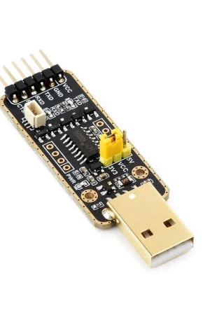 Waveshare Modulo di debug USB a UART per Raspberry Pi 5, porta di tipo A, connettore UART integrato, trasmissione ad alta velocità di baud Offerta Lampo
