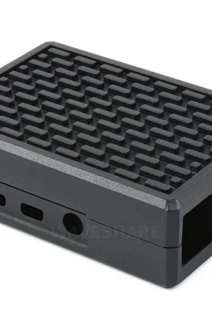 Waveshare Custodia scanalata in alluminio per Raspberry Pi 4, con pilastri dissipatori interni. Promozione