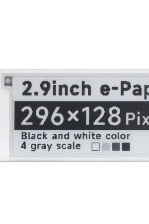Waveshare Pannello display E-Ink grezzo 296x128, 2,9 pollici A Buon Prezzo