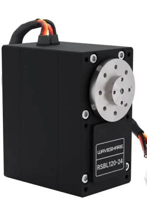 Waveshare Servo motore RSBL120-24 da 120 kg.cm, alta precisione e grande coppia, con cassa in lega di alluminio e encoder magnetico programmabile a 360°. Ultime Pezzi