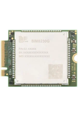 Waveshare SIM8230G-M2 Modulo RedCap Originale SIMCom Basato su Qualcomm Snapdragon X35, Adotta la Tecnologia 3GPP 5G Release 17. Ultima Occasione