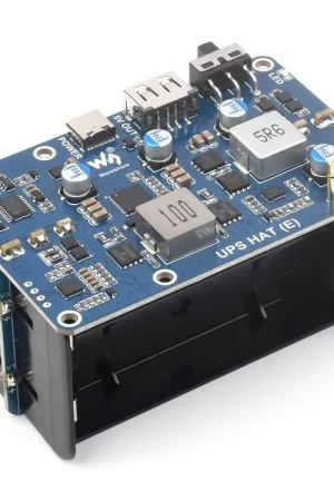 Waveshare Ecco la traduzione informale in italiano: HAT UPS (E) per Raspberry Pi, supporta 4 batterie Li 21700 (NON incluse), ricarica rapida bi-direzionale, uscita da 5V 6A, connettore Pogo Pins, UPS per Raspberry Pi. Nuovo Arrivo