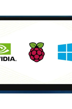 Waveshare Display QLED Quantum Dot da 7 pollici, Touch capacitivo, 1024×600, Pannello in vetro temperato G+G, Supporto per vari sistemi Prezzo Ridotto