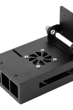 Waveshare Custodia di raffreddamento in lega di alluminio per RDK X5, dotata di dissipatore di calore e ventola di raffreddamento, con supporto per fotocamera, compatibile con i moduli fotocamera delle serie IMX219 e IMX477. Consegna Rapida
