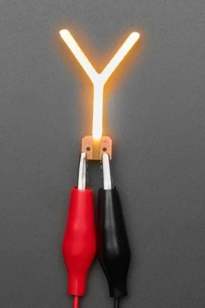 Adafruit Alfabeto LED Filamento - Lettera "Y" Bianco Caldo Ordina Subito