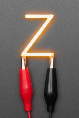 Adafruit Alfabeto LED Filamento - Lettera "Z" Bianco Caldo Novità