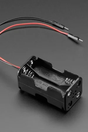 Adafruit Porta batterie 2x2 AA con cavi jumper premium Spedizione Gratuita