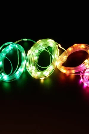 Adafruit NeoPixel Pebble / Seed LED Strand - 150 LED - passo 4" Subito Disponibile