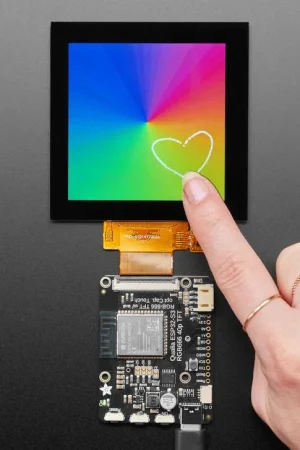 Adafruit Display TFT quadrato RGB 666 TTL - 3,4" 480x480 con touchscreen. Scelto Dai Clienti