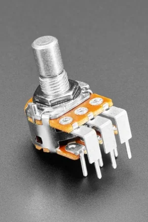 Adafruit Alpha Dual-Gang 16mm Montaggio su PC ad Angolo Retto - 500K Audio Scelto Dai Clienti