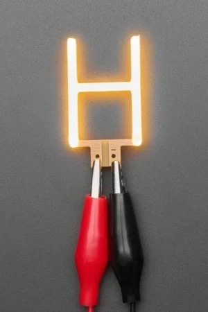 Adafruit Lettera "H" LED a Filamento - Bianco Caldo Occasione Imperdibile