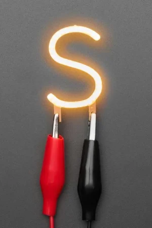 Adafruit Filamento LED alfabeto - Lettera "S" bianco caldo Prezzo Basso