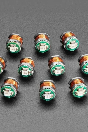 Adafruit Grandi LED induttivi wireless - Confezione da 10 - Verde Non Perdere