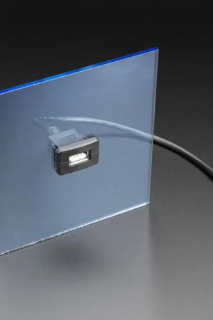 Adafruit Cavo di montaggio a pannello a scatto - Cavo di prolunga USB A Offerta