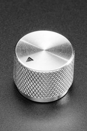 Acquista Ora Adafruit Manopola lavorata in alluminio anodizzato - Argento - Diametro 20 mm