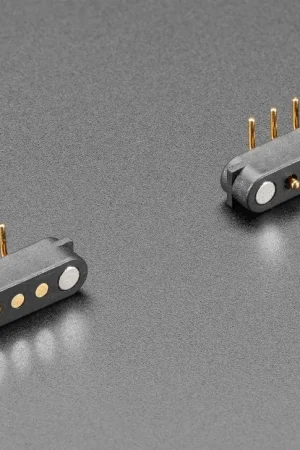 Adafruit Connettore magnetico fai da te - Tre pin di contatto ad angolo retto Compra Online