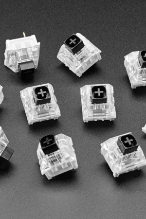 Adafruit Interruttori a chiave meccanici Kailh - Lineare Nero - Confezione da 10 Economico