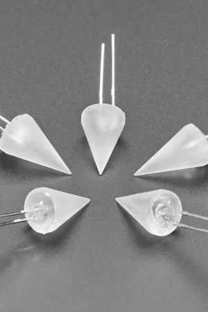 Adafruit Confezione da 5 LED a forma di punta rossa DLUX-dLITE di Unexpected Labs Nuovo Arrivo