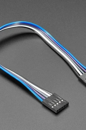 Adafruit Cavo jumper a 5 pin, passo 0,1" da 2,54 mm, lunghezza 20 cm Spedizione Espresso