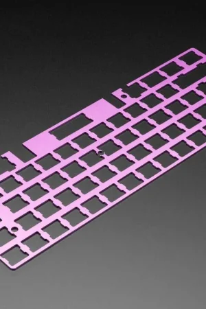 Adafruit Piastra per tastiera in alluminio anodizzato viola per custodia GH60 Prezzo Basso