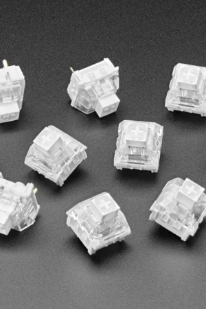 Adafruit Interruttori a chiave meccanici Kailh - Clicky White - confezione da 10 Promozione Esclusiva
