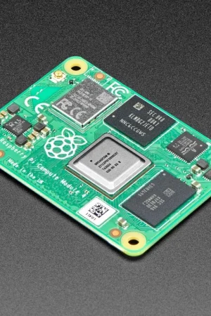 Adafruit Modulo di elaborazione Raspberry Pi 4 - 4 GB di RAM, 32 GB di MMC e WiFi Ultimissimo Modello