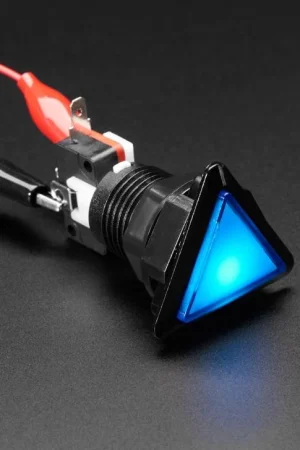 Acquista Ora Adafruit Pulsante triangolare illuminato a LED, noto anche come pulsanti fantascientifici degli anni '60