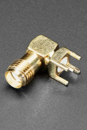 Adafruit Connettore RF passante SMA ad angolo retto Subito Disponibile
