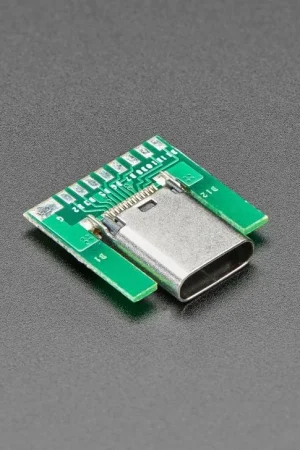 Adafruit Presa USB tipo C - Scheda breakout in linea SMT Professionale