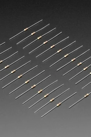Adafruit Resistori passanti - 1,0K ohm 5% 1/4W - Confezione da 25 Nuova Collezione