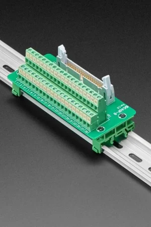Adafruit Adattatore di breakout per morsettiera IDC 2x20 su guida DIN Più Venduto